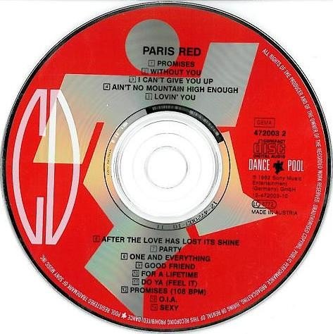 Paris Red - Promises (CD)