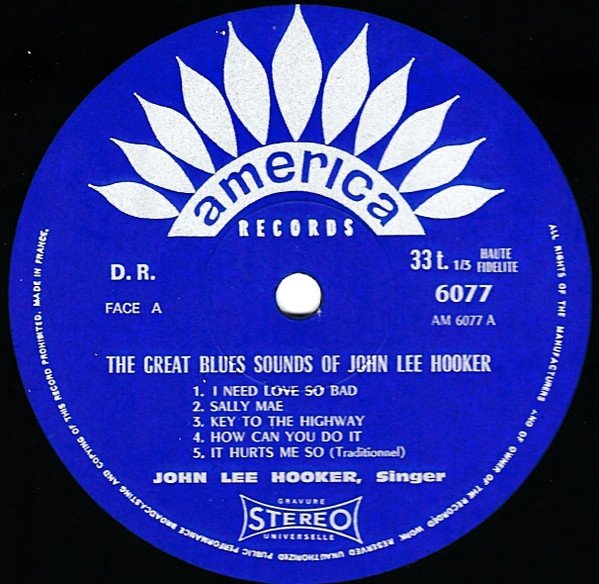 John Lee Hooker - The Great Blues Sounds Of John Lee Hooker (LP)