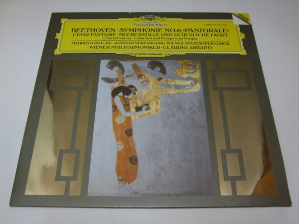 Beethoven, Maurizio Pollini ∙ Konzertvereinigung Wiener Staatsopernchor, Wiener Philharmoniker ∙ Claudio Abbado - Symphonie No. 6 »Pastorale«, Chor-Fantasie ∙ Meeresstille Und Glückliche Fahrt (LP)