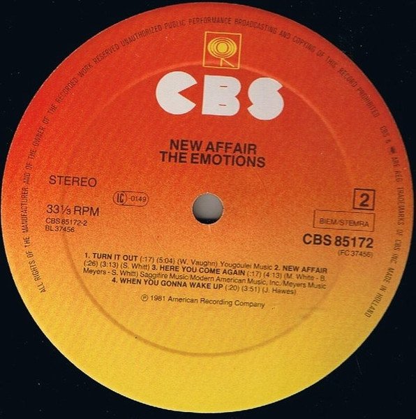 The Emotions - New Affair (LP)