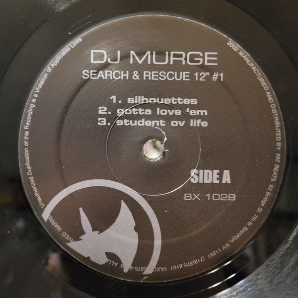 DJ Murge - Search &amp; Rescue Single One (12'')