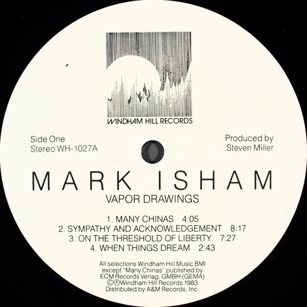 Mark Isham - Vapor Drawings (LP)