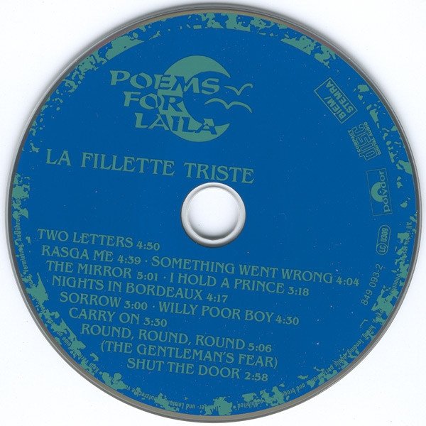 Poems For Laila - La Fillette Triste (CD)