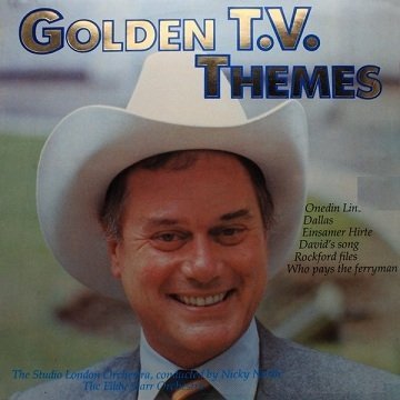 The London Studio Orchestra Conducted By Nicky North, The Eddy Starr Orchestra - Golden T.V. Themes (LP)