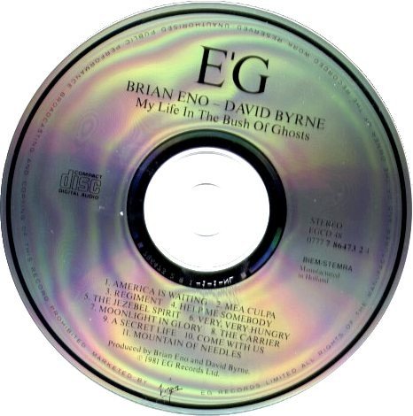 Brian Eno - David Byrne - My Life In The Bush Of Ghosts (CD)