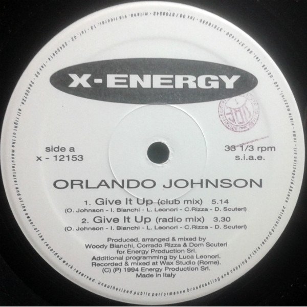 Orlando Johnson - Give It Up (12'')