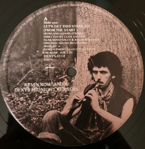 Kevin Rowland &amp; Dexys Midnight Runners - Let's Get This Straight From The Start / Old (12'')