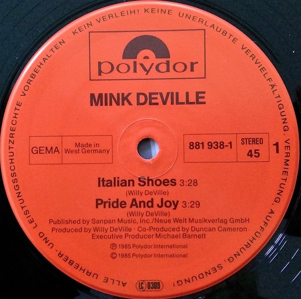 Mink DeVille - Italian Shoes (12'')