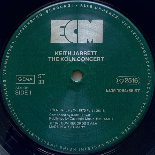 Keith Jarrett - The Köln Concert (2LP)