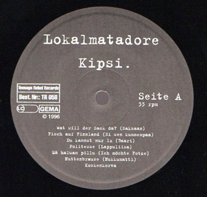 Lokalmatadore &amp; Klamydia - Kipsi. (10'')
