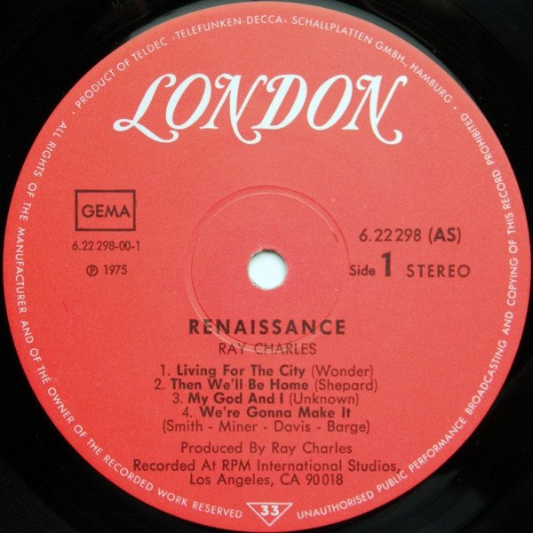 Ray Charles - Renaissance (LP)