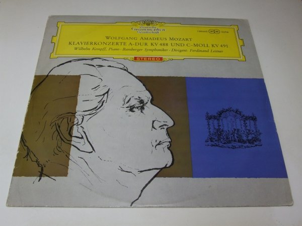 Wolfgang Amadeus Mozart - Wilhelm Kempff, Bamberger Symphoniker, Ferdinand Leitner - Klavierkonzerte A-Dur KV 488 Und C-Moll KV 491 (LP)