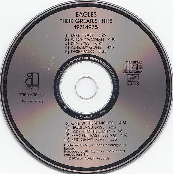 Eagles - Their Greatest Hits 1971-1975 (CD)