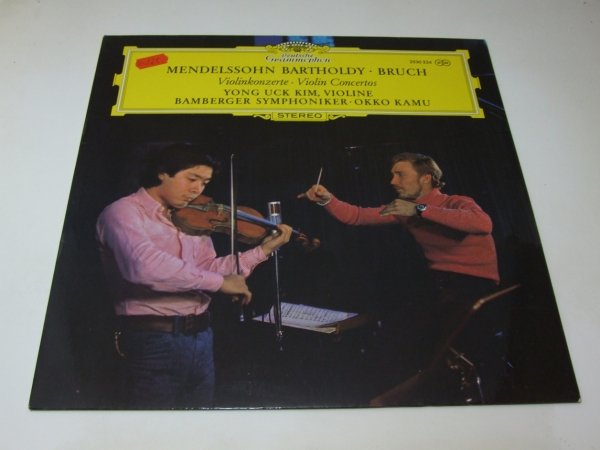 Mendelssohn Bartholdy • Bruch - Yong Uck Kim, Bamberger Symphoniker • Okko Kamu - Violinkonzerte = Violin Concertos (LP)