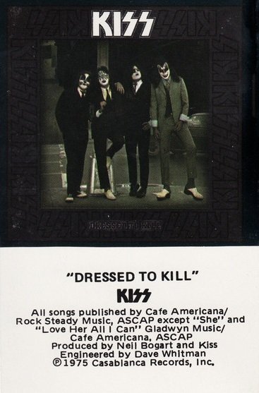 Kiss - Dressed To Kill (MC)