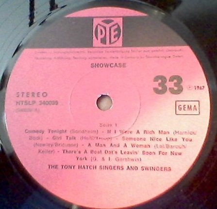 The Tony Hatch Singers And Swingers - Showcase (LP)