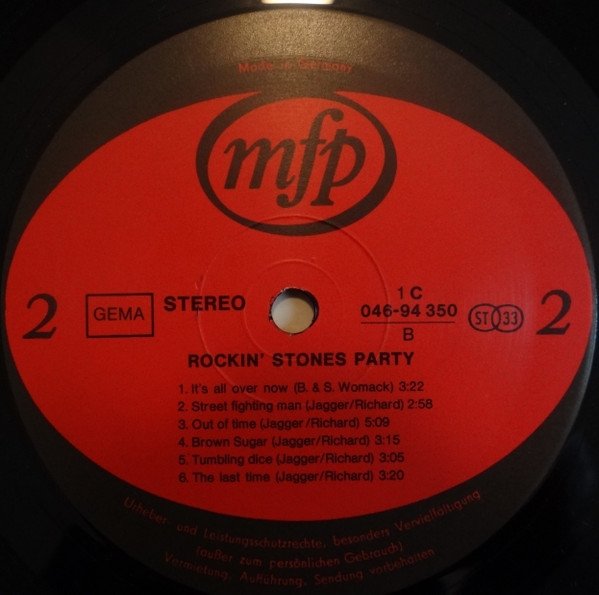 The Fabulous Five - Rockin' Stones Party (LP)