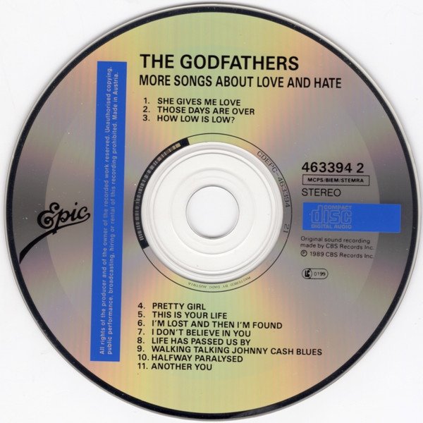 The Godfathers - More Songs About Love &amp; Hate (CD)