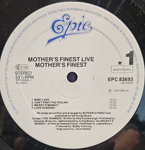 Mother's Finest - Mother's Finest Live (LP)