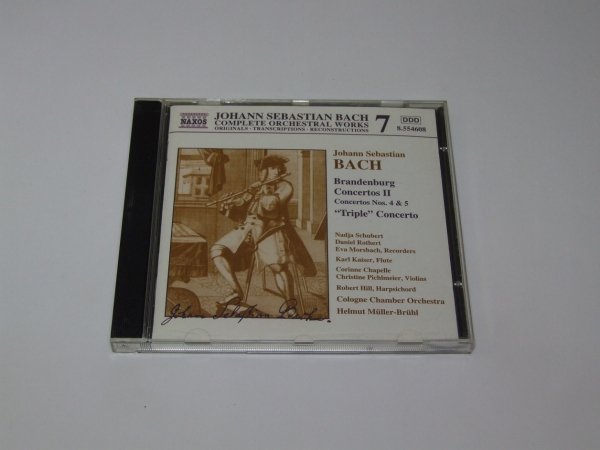 Johann Sebastian Bach - Cologne Chamber Orchestra, Helmut Müller-Brühl - Brandenburg Concertos II (CD)