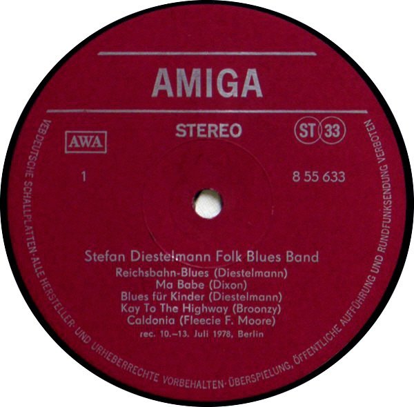 Stefan Diestelmann Folk Blues Band - Stefan Diestelmann Folk Blues Band (LP)