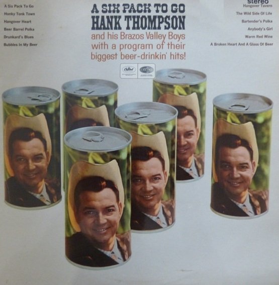 Hank Thompson And His Brazos Valley Boys - A Six Pack To Go (LP)