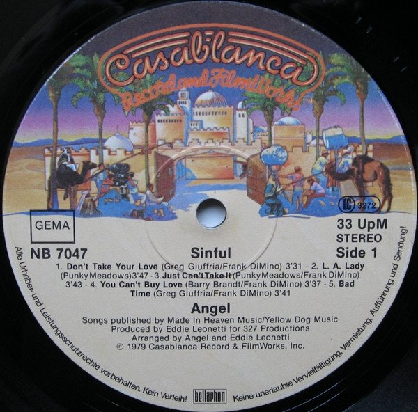 Angel - Sinful (LP)