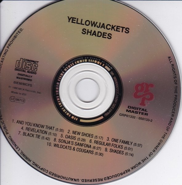 Yellowjackets - Shades (CD)