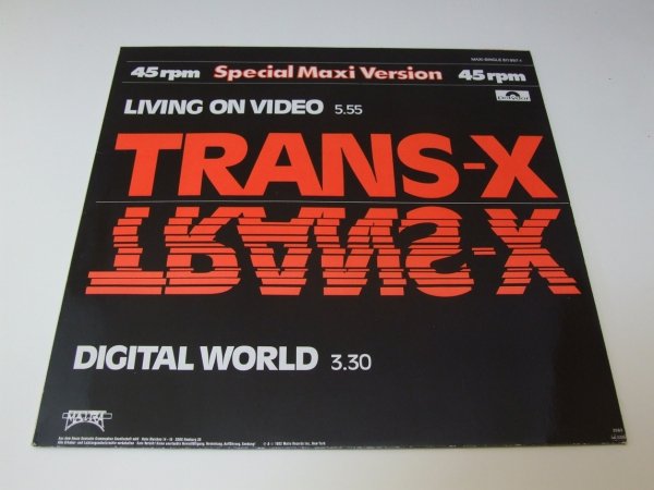 Trans-X - Living On Video / Digital World (12'')