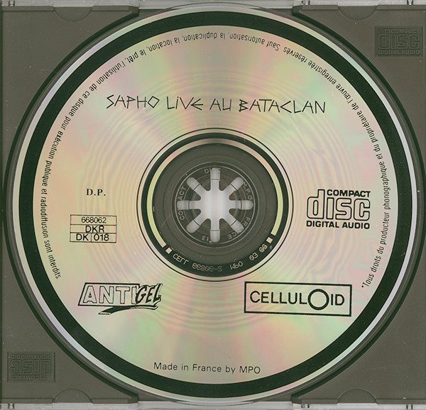Sapho - Live Au Bataclan (CD)