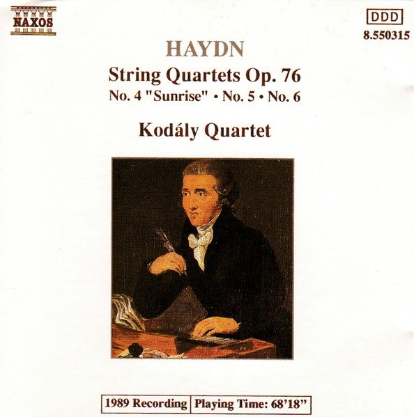 Haydn, Kodály Quartet - String Quartets Op. 76, No. 4 &quot;Sunrise&quot; - No. 5 - No. 6 (CD)