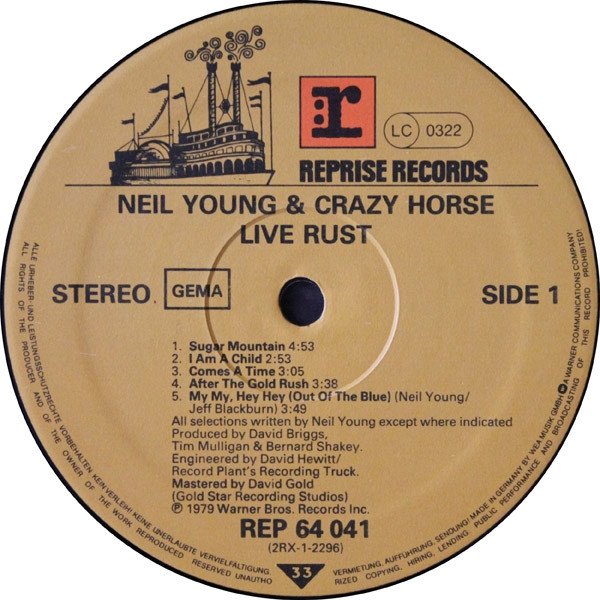 Neil Young &amp; Crazy Horse - Live Rust (2LP)