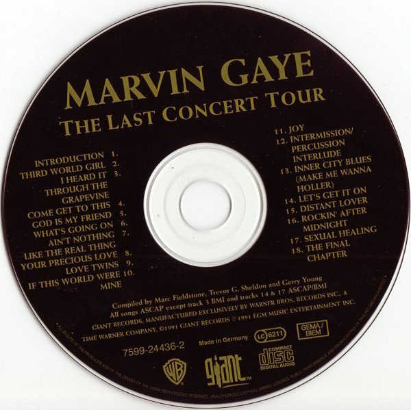 Marvin Gaye - The Last Concert Tour (CD)