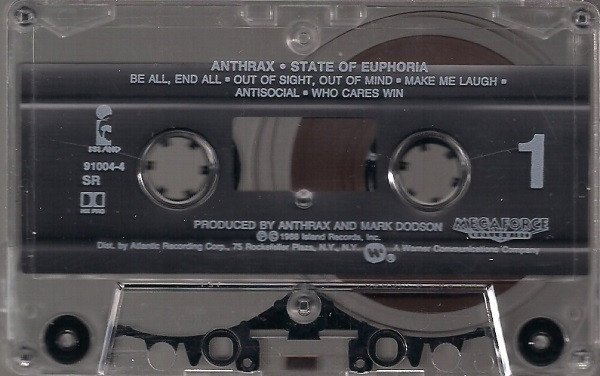 Anthrax - State Of Euphoria (MC)