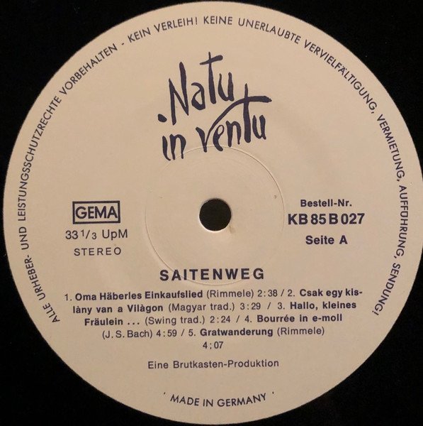 Saitenweg - Natu In Ventu (LP)
