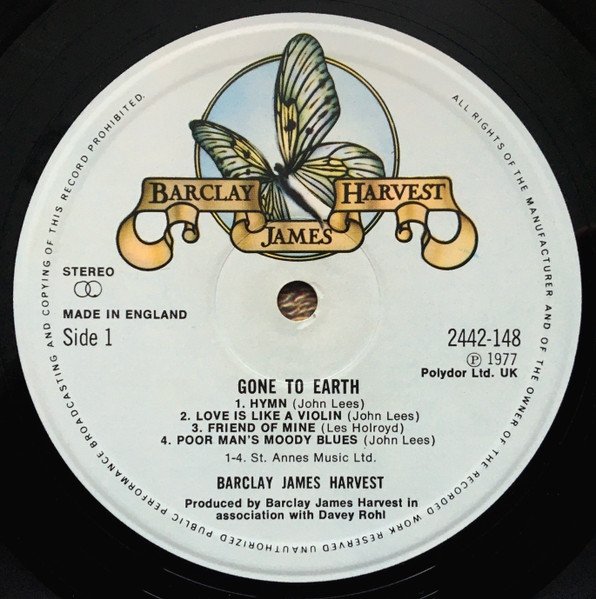 Barclay James Harvest - Gone To Earth (LP)