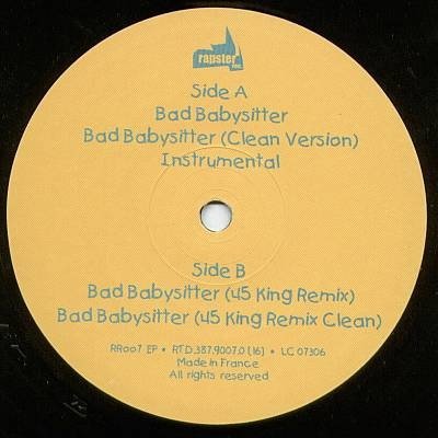 Princess Superstar - Bad Babysitter (12'')