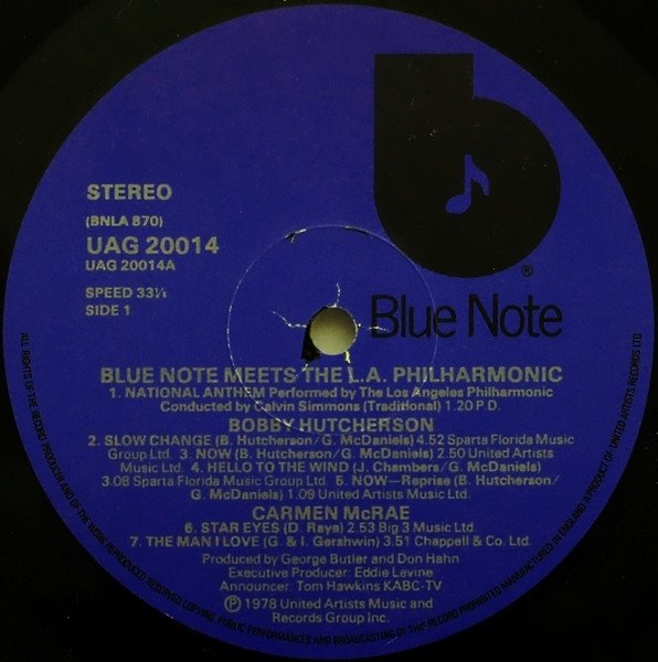 Blue Note Meets The L.A. Philharmonic (LP)