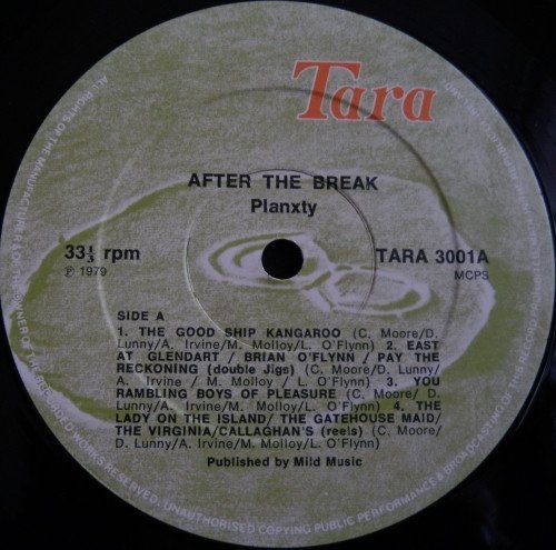 Planxty - After The Break (LP)