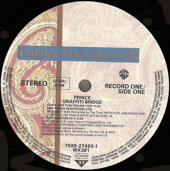 Prince - Graffiti Bridge (LP1)