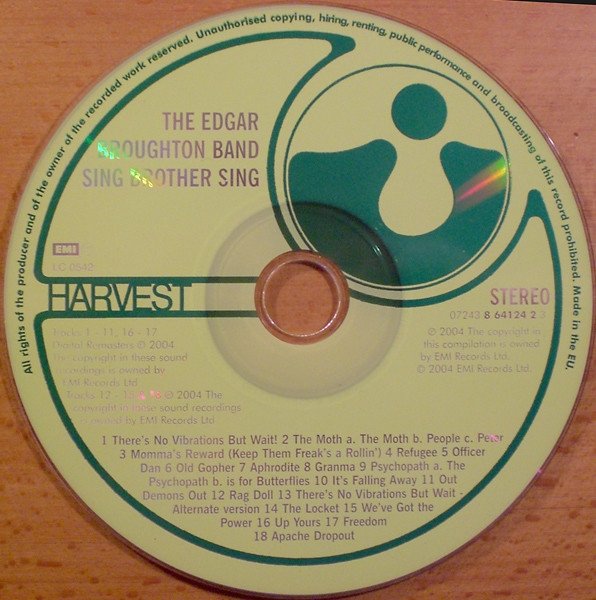 The Edgar Broughton Band - Sing Brother Sing (CD)