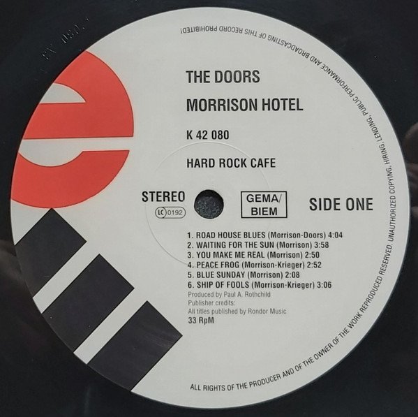 The Doors - Morrison Hotel (LP)