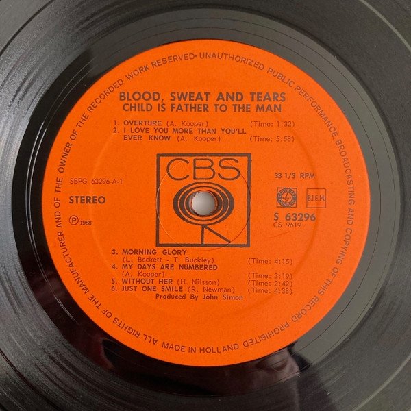 Blood, Sweat And Tears - Child Is Father To The Man (LP)