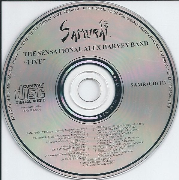 The Sensational Alex Harvey Band - Live (CD)