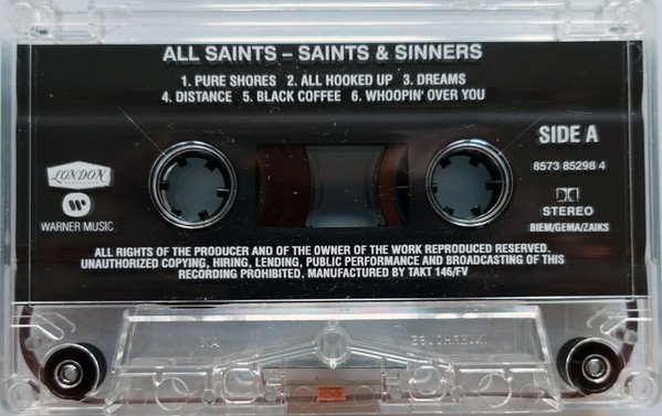 All Saints - Saints &amp; Sinners (MC)