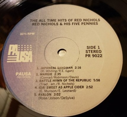 Red Nichols And His Five Pennies - All Time Hits! (LP)