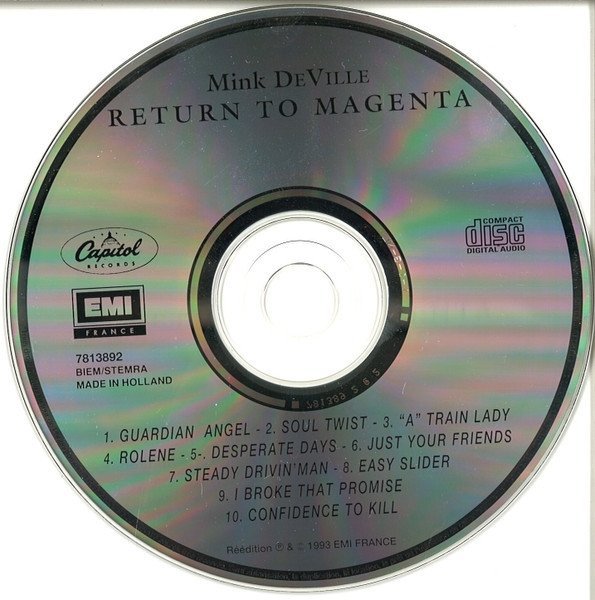 Mink DeVille - Return To Magenta (CD)