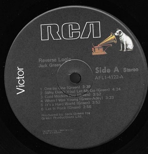 Jack Green - Reverse Logic (LP)
