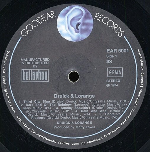Druick &amp; Lorange - Druick &amp; Lorange (LP)