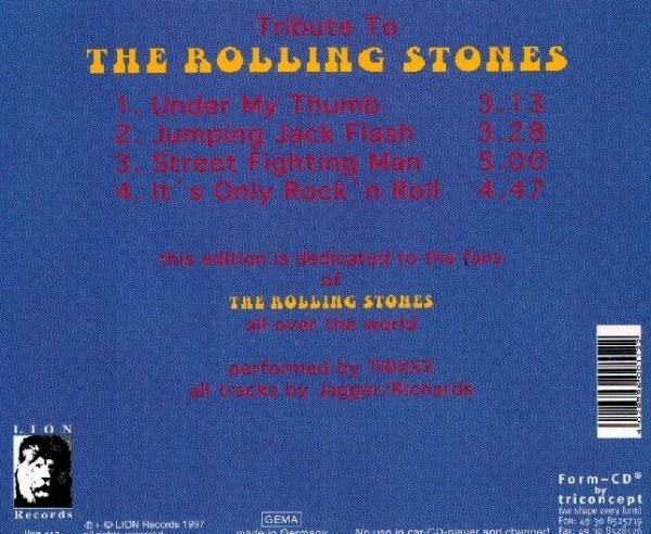 Trixxx - Tribute to The Rolling Stones (CD)